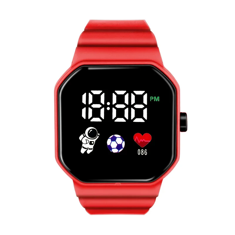2024 Custom Logo Manufacturers new sports kids silicone watch LED Watch analog kids led digital watch