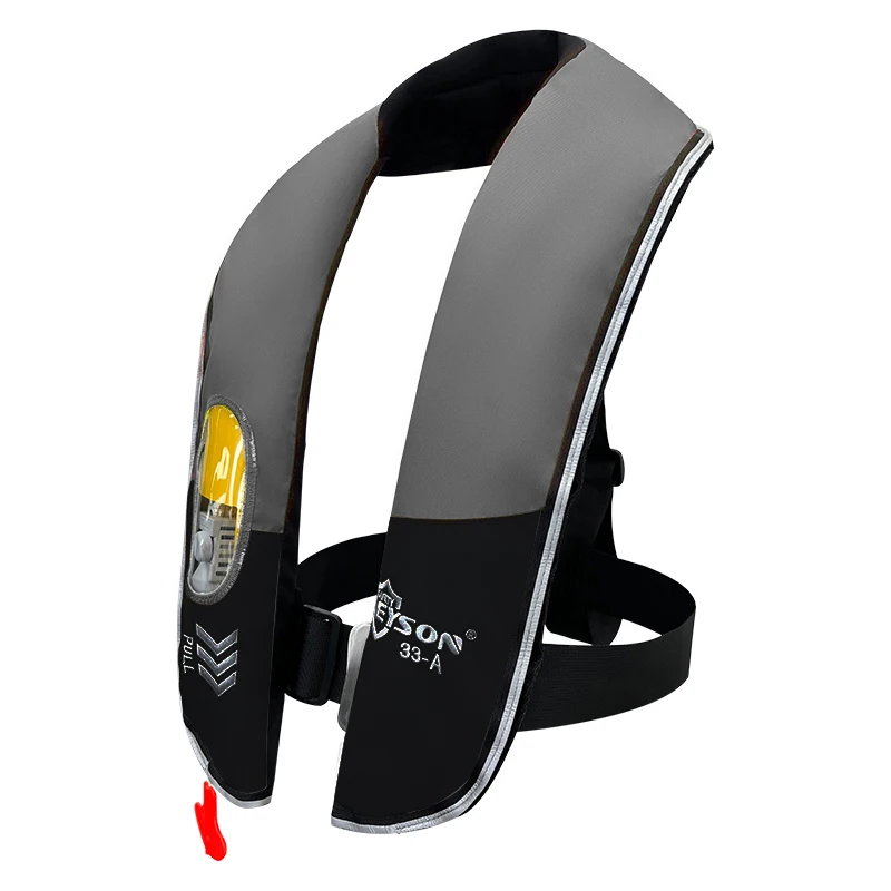 Eyson 150N Custom Logo Auto Manual Inflatable Buoyancy Aid With Pocket Fishing Life Jackets For Marine Sports