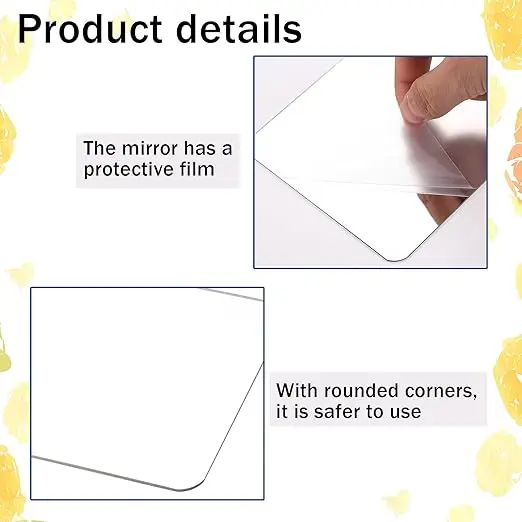 Factory Supply Tiktok Acrylic Flexible Non-deformed Soft Plastic Full Length 2MM Thickness Frameless Self-adhesive Wall Mirror