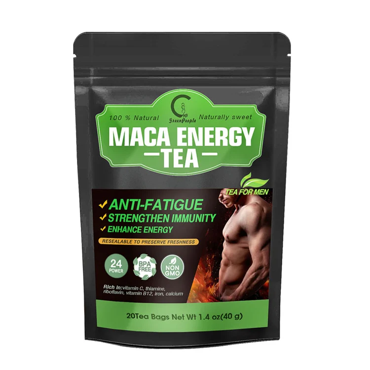 Оптовая продажа, чай Maca, усилитель порошка для секса, чай для мужского плодовитости Mulberry Maca