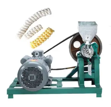 High efficiency mini type 4-5.5kw/6-8HP corn puffing rice snack Extruder machine rice / corn granule hot air puffer
