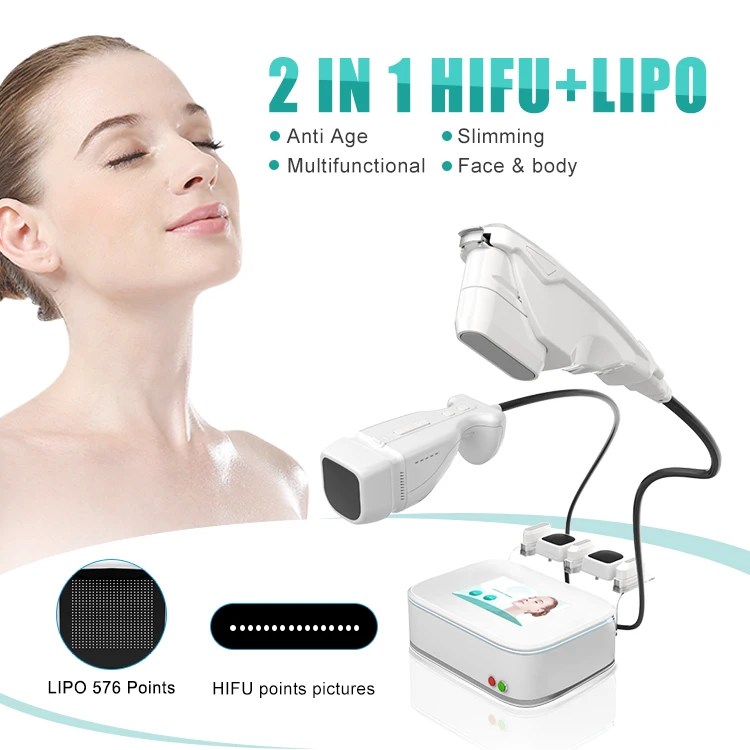 2 в 1 Мини Hifu Lipo цена для лица подтяжка кожи Liposonic потеря веса косметический аппарат с