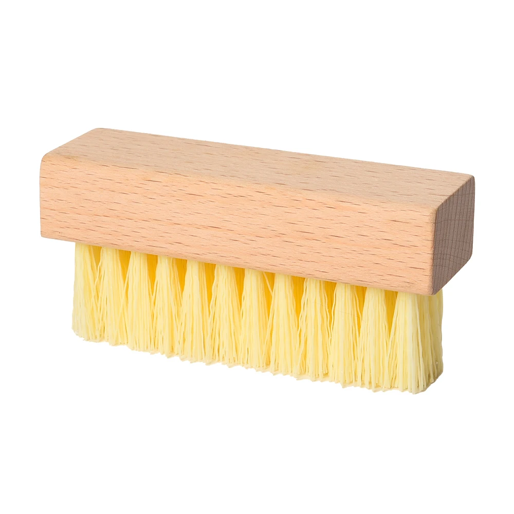 Km High Quality Wooden Handle Shoe Brush Polishing Brushes For Boot Shine And Cleaning