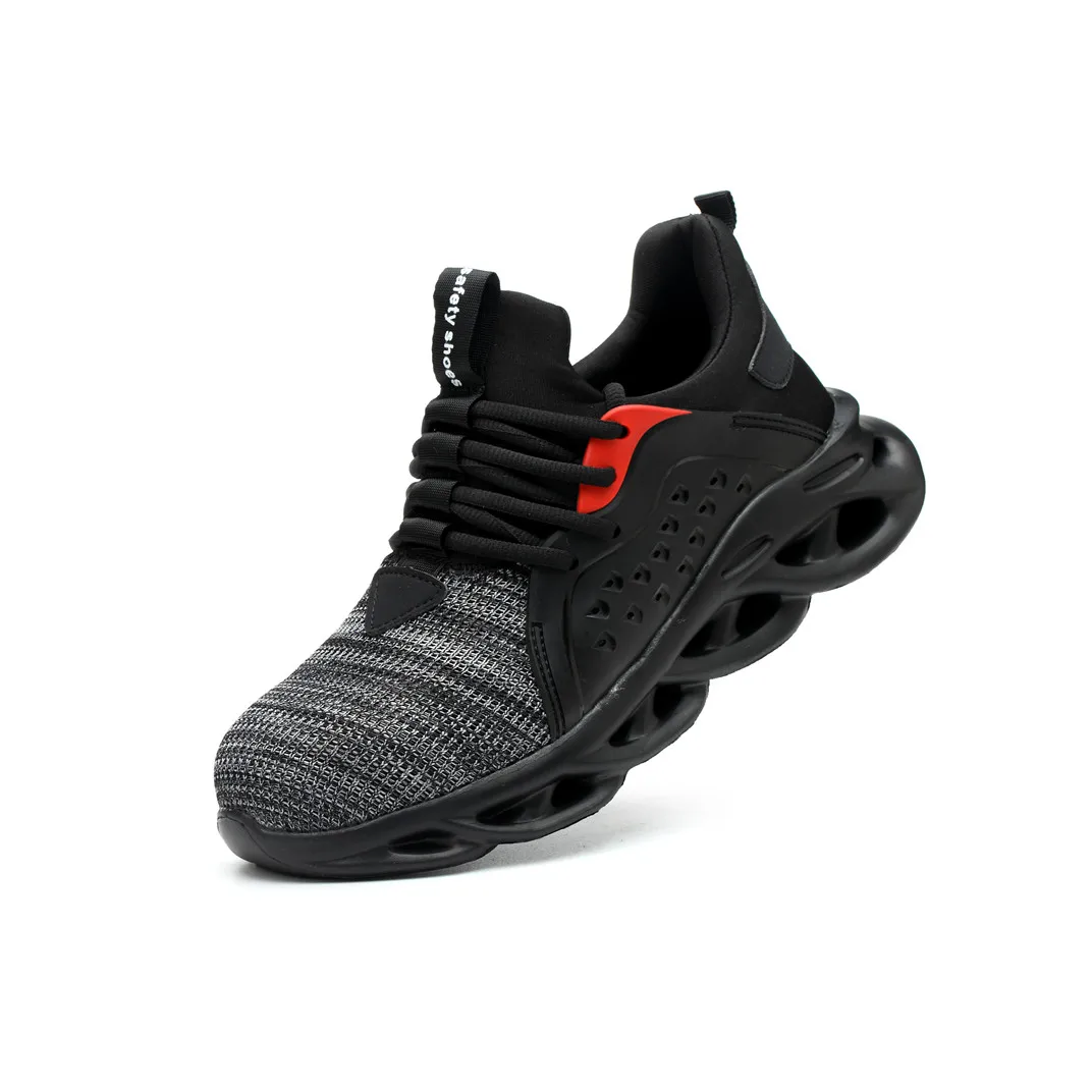 Легкие стальные кроссовки с низким вырезом, устойчивые к проколу стельки, хорошее качество, женские черные мужские рабочие кроссовки, защитная обувь