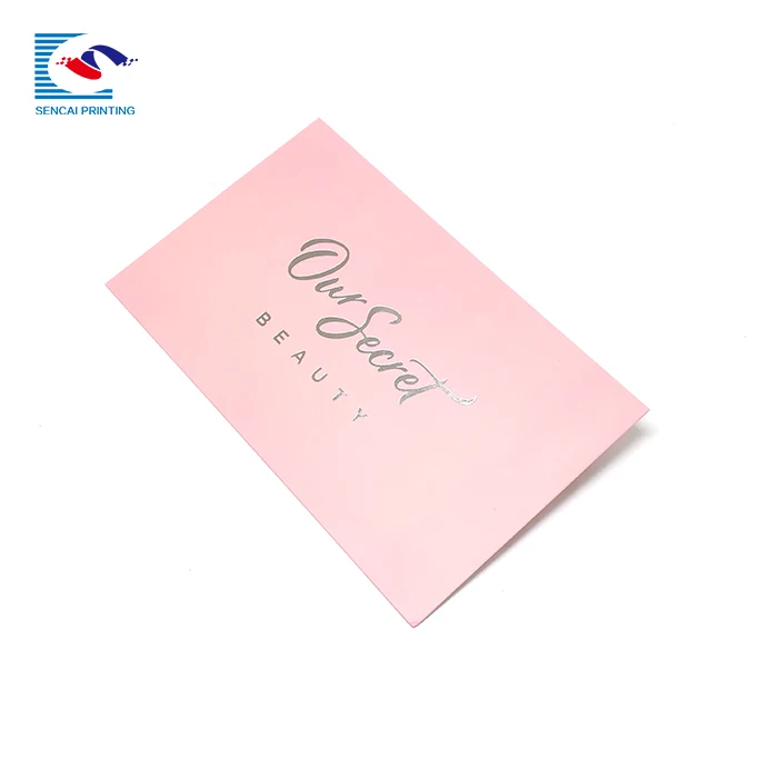 custom Printing logo pink luxury wedding paper thank you gift card for invitation business cardboard packaging envelope