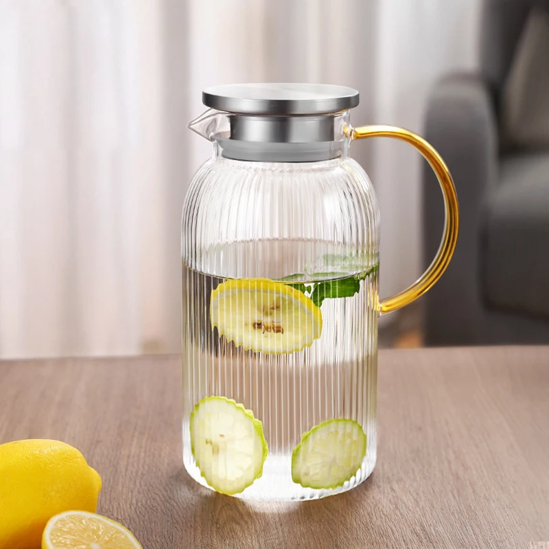 39 лет заводской кувшин из боросиликатного стекла вертикальный для сока чайный графин емкостью 1800 мл