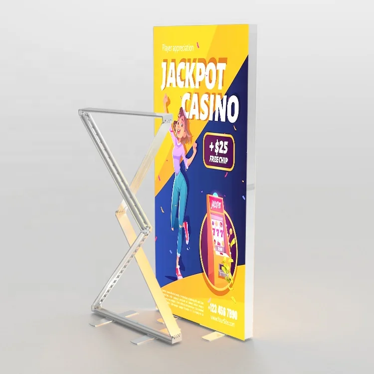 Lintel 10s Assembly Advertising Led Light Box 6*3 Portable Display Collapsible Aluminium Fabric Light Box Part