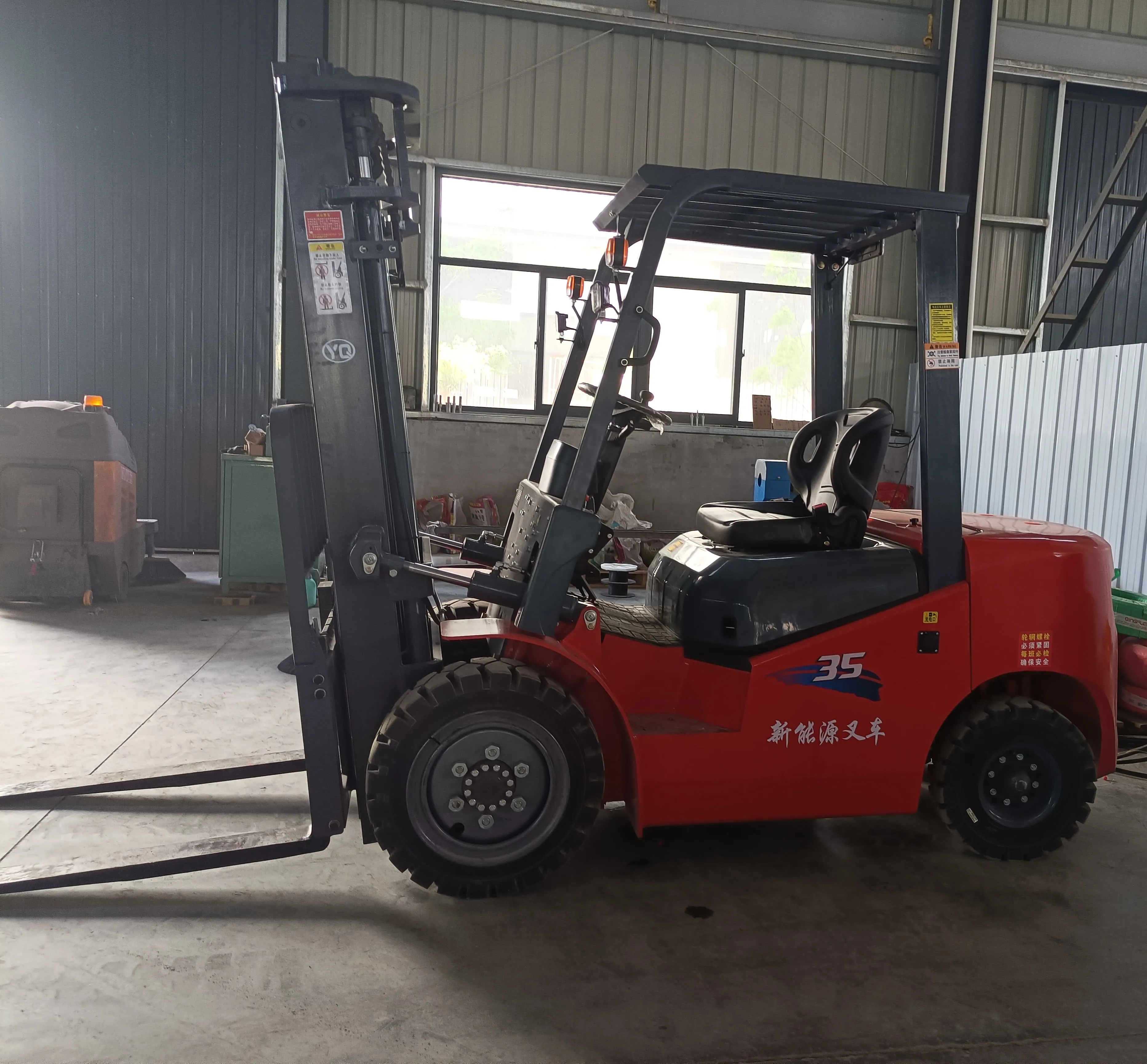 electric reach truck forklift with 10m lifting heigh 1ton 2ton 3ton 3.5ton Capacity Fork Lift Truck Hydraulic Stacker Trucks