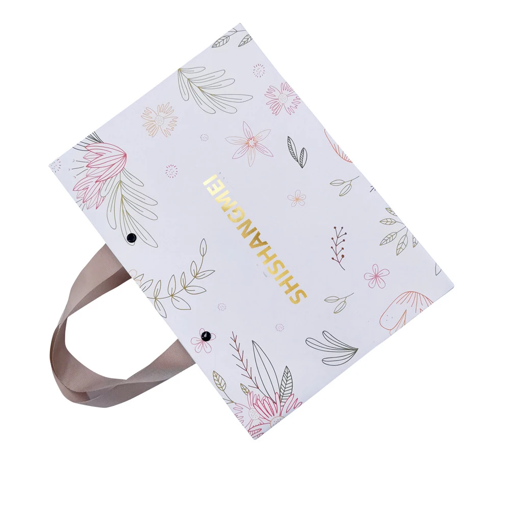 Customized logo foldable reusable lip gloss shapewear swimwear craft bundles shopping bags for packaging clothes