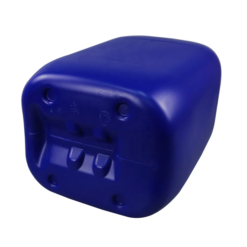 30 л пластиковый цилиндр квадратный синий jerrycan HDPE литров химический барабан с крышкой и ручкой выдувного формования кг