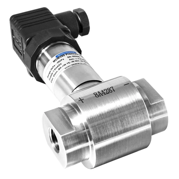 MDM390 Customized OEM 1.5madc Analog 4~20mADC Differential Piezoresistive Pressure Sensor Pressure Transducer