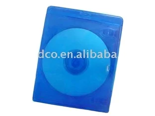 11 мм Blu ray корпус BD коробка с вышитым логотипом синего или прозрачного цвета для blu ray диска