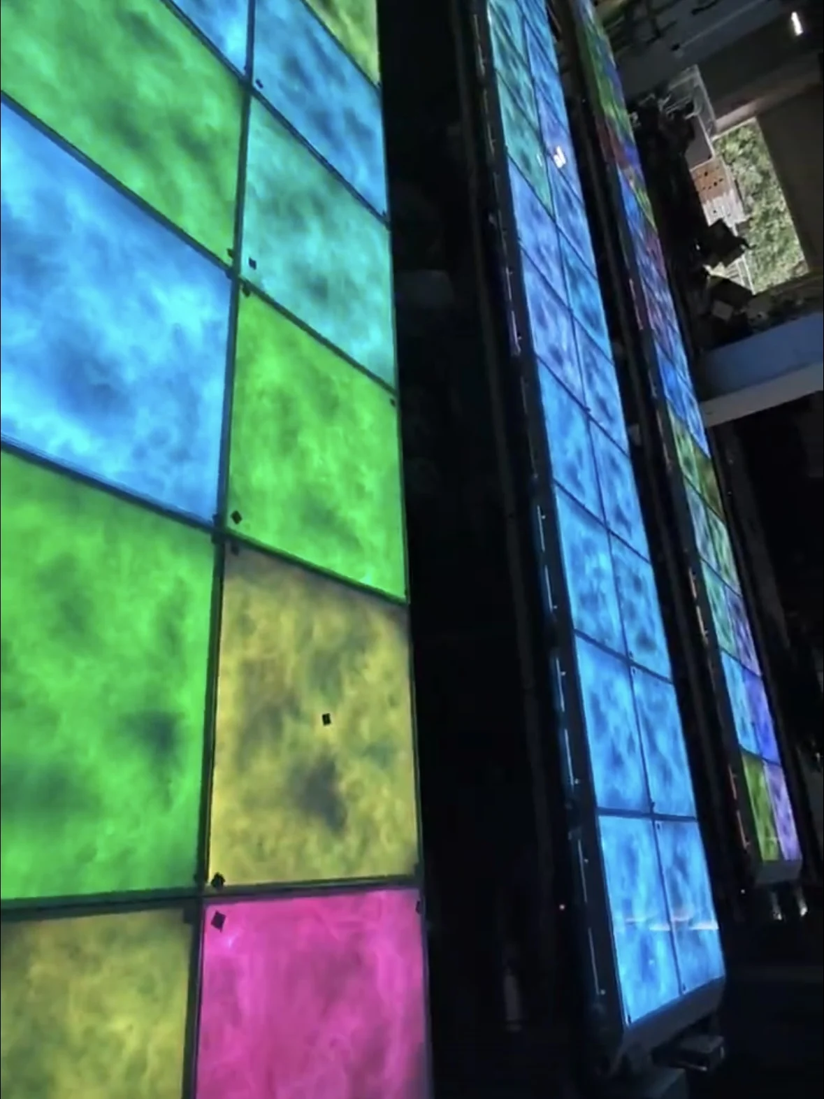 Party Disco Bar Wired Sensitive Thunder Cloud Interactive Lights Led 3D Dance Floor Light With Voice