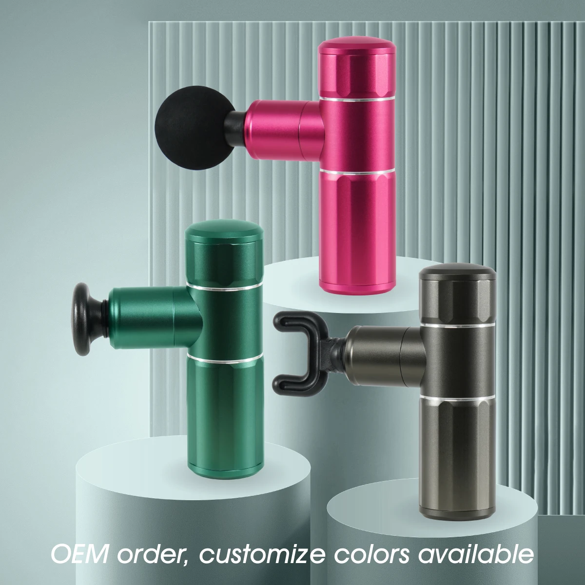 Массажный пистолет мышц Массажер для облегчения боли в спине, ручной Электрический массажер для тела спортивный дрель портативный HYK-808