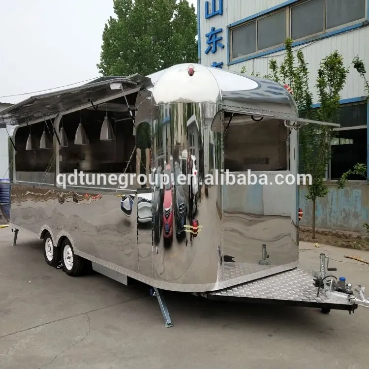 new design food trucks mobile food trailer caravan travel trailer for  sale USA