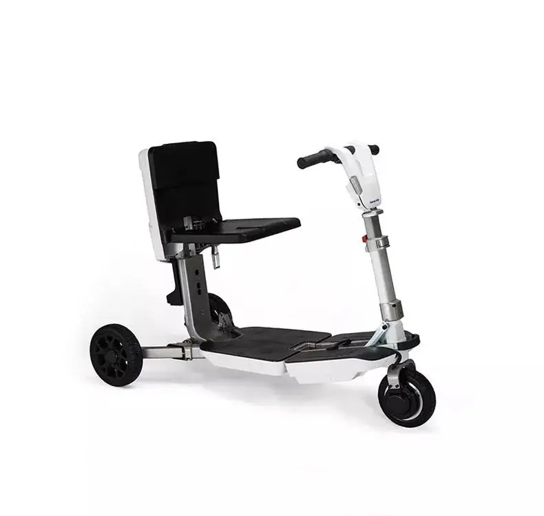 Adult Mini Handicapped 3 Three Wheel Three-Wheel foldable Folding Electric Scooter moped convenient take the plane