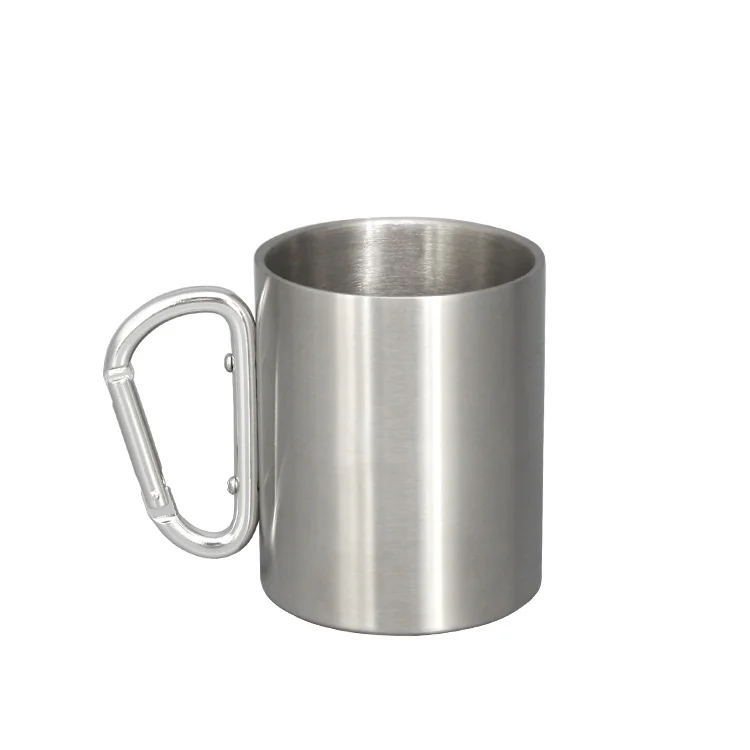 China Manufacture Double Wall Stainless Steel Outdoor Picnic Camping  Mug