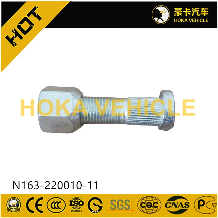 Original HANGCHA Spare Parts Wheel Bolt N163-220010-11 for HANGCHA Forklift