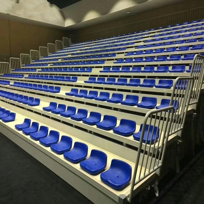 Telescopic grandstand seats Stadium fixed Bleachers chairs Customized stands with seating  for Attendance rostrum