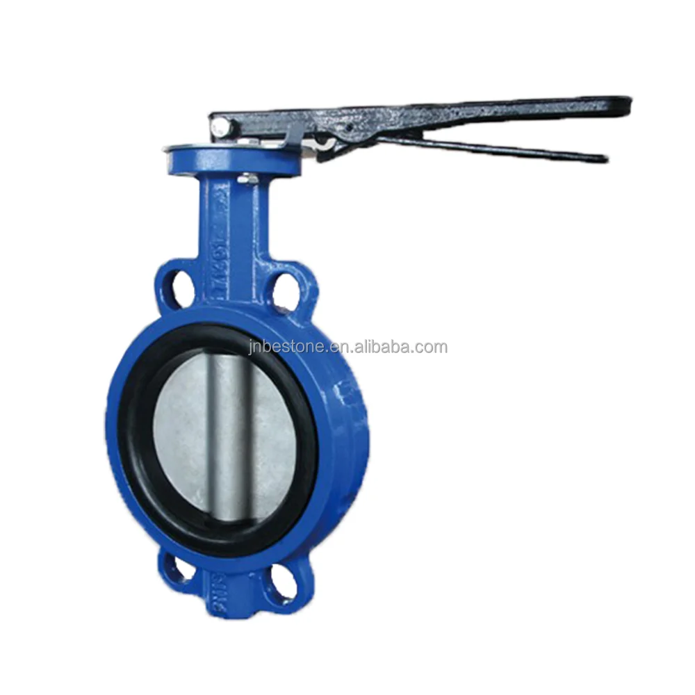 EPDM Rubber Bonded Acs Approval Wafer Butterfly Valve