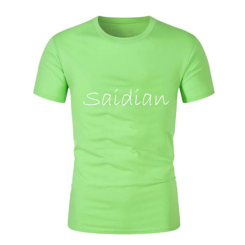 Mens slim fit high quality custom printed elastic sleeve cuff t shirt