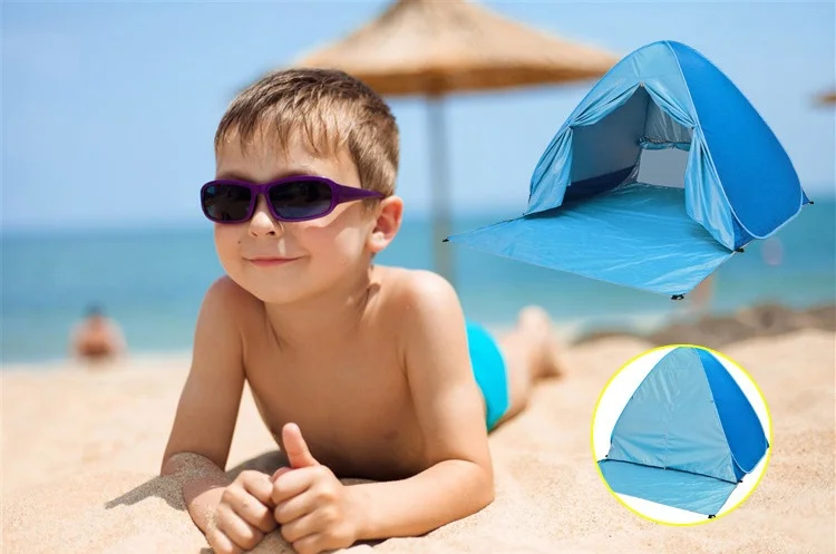 TOPIND Ultralight Waterproof Automatic Pop-Up Canopy Sun Protection Shelter Summer Instant Play Beach Camping Tent
