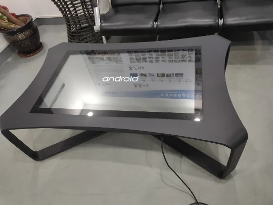 43 inch 4k screen interactive multi touch table for game/restaurant all in one touch table