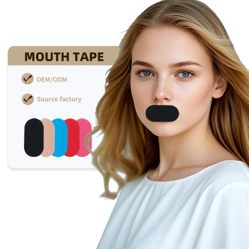 wholesale Mouth Tape Cotton Oral Breathing Mouth Tape and Snoring Tape Night Sleep Snoring Oral Strips in stock
