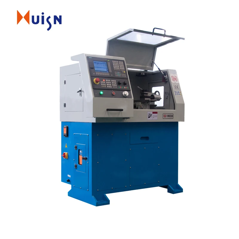 Lathe Machine HOT HUISN  CNC210 Lathe CNC Mini Lathe