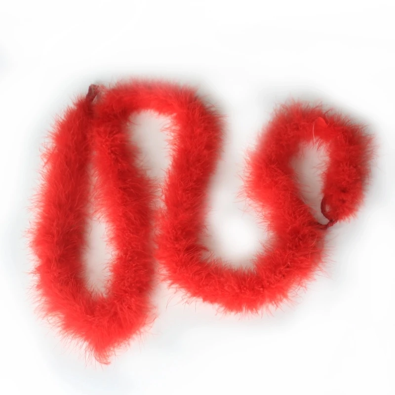 Hileaders окрашенные на заказ карнавальные перья индейки Марабу Боа