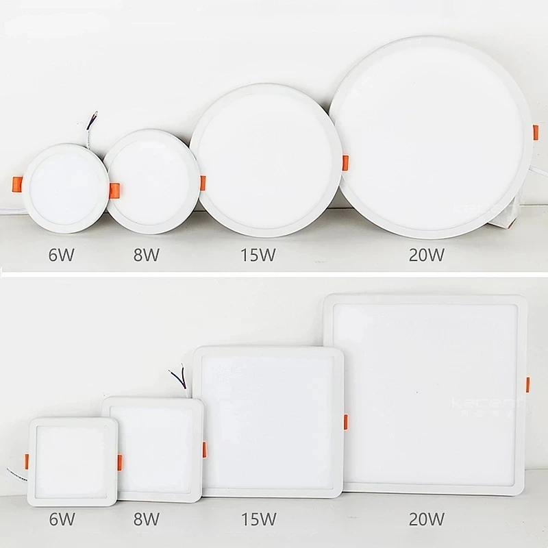 Flush 6w 8W 12W Cob Panel Round Surface Mount Ceiling Led Light