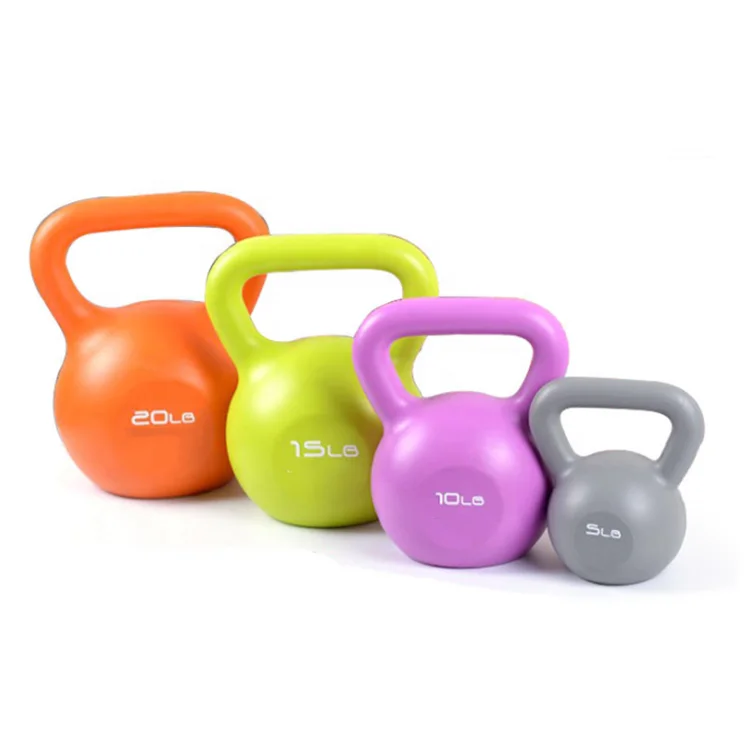 Factory Wholesale Customized Unisex Fitness Equipment 5-30LB Soft Kettlebell Adjustable Barbell Dumbbell Set