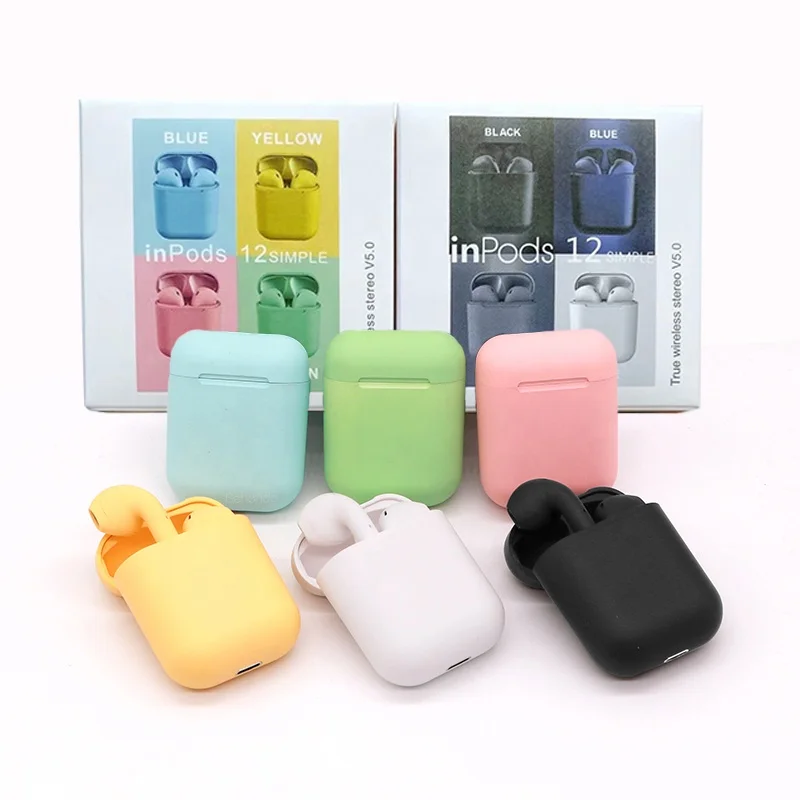 
Top Selling products 2021 Macaron TWS Stereo Earphone inpods i12 Earphones Headphones Headsets 