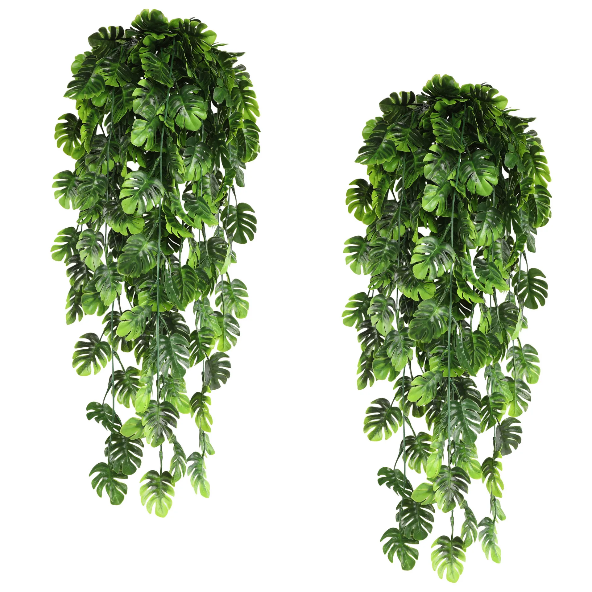 5 Stems Multi Models Lush Natural Lifelike Hanging Fake Artificial Plants for Wall Wedding Party Decor