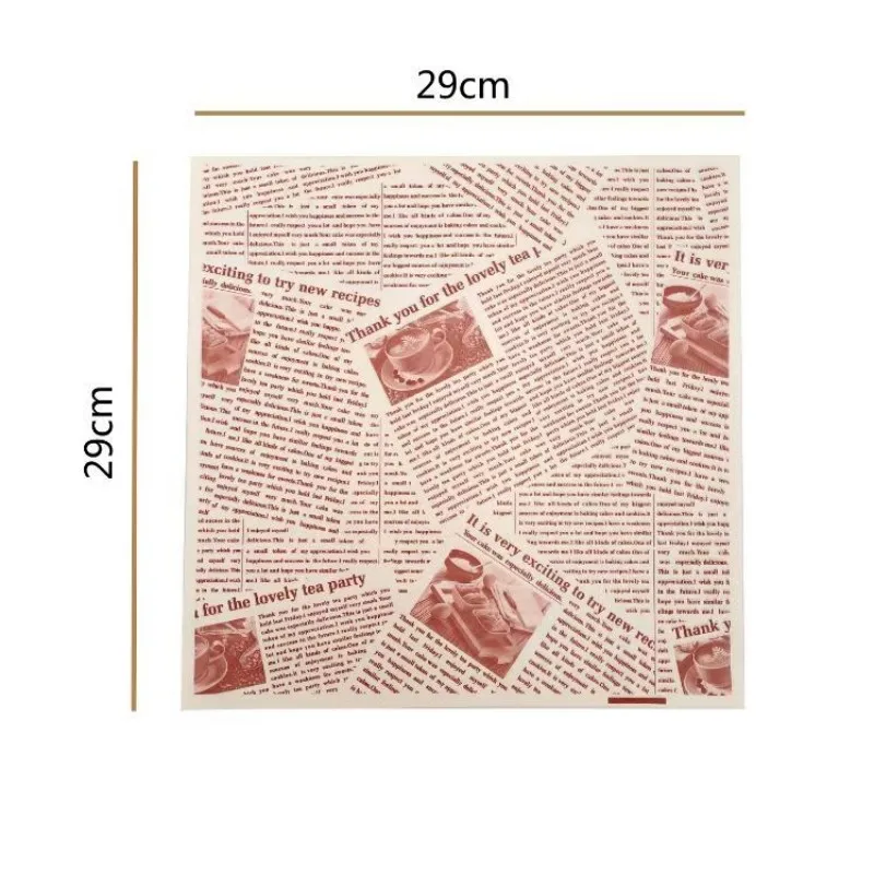 Birger Calor Popcorn Khaki Chalk Korean Cutlery Gepersonaliseerde Journal Food Packing Gift Wrapping Tissue Paper