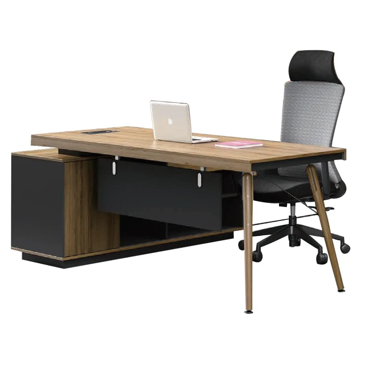 High Tech scrivania Office Furniture L shaped Ceo office computer table mdf executive manager desk for sale