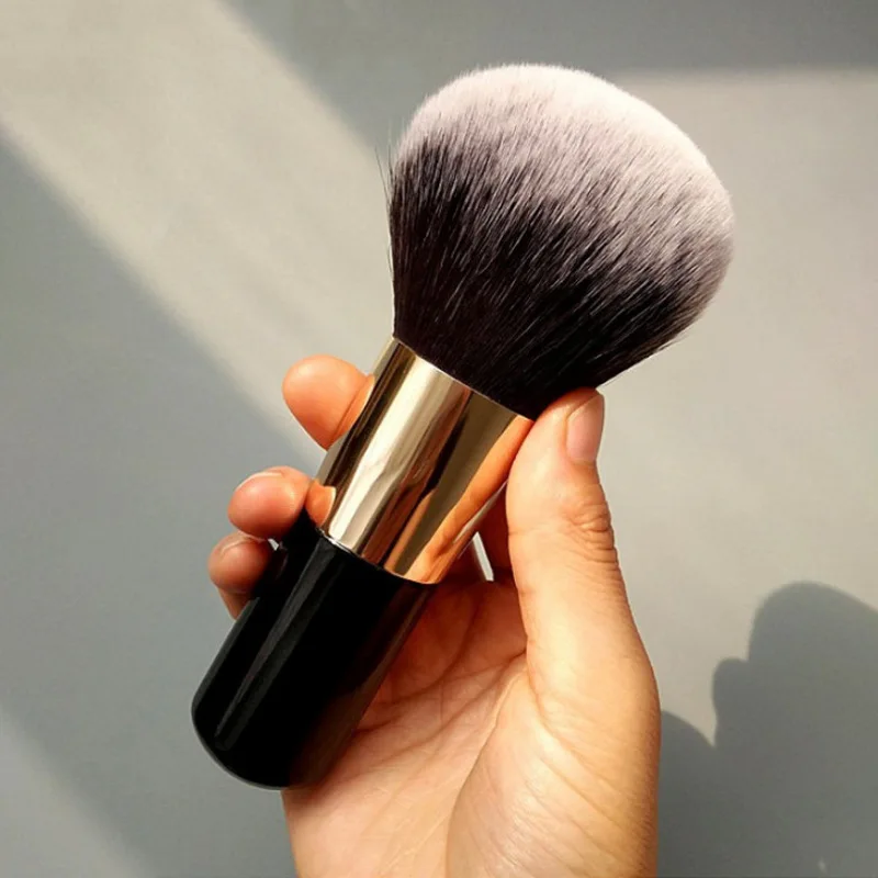 Single Large Powder Brush Single Black Fat Block Single Multi-functional Honey Brush Makeup Brush Beauty Makeup Tools