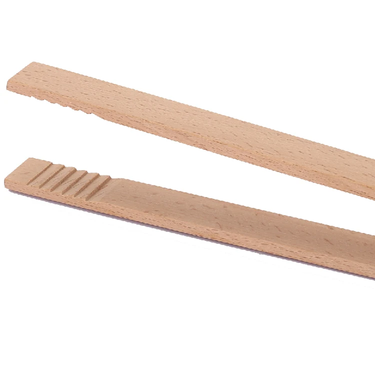 
16 Inch Beech Wood Long Food Tong for Dessert,Noodles,Snack, Sushi 