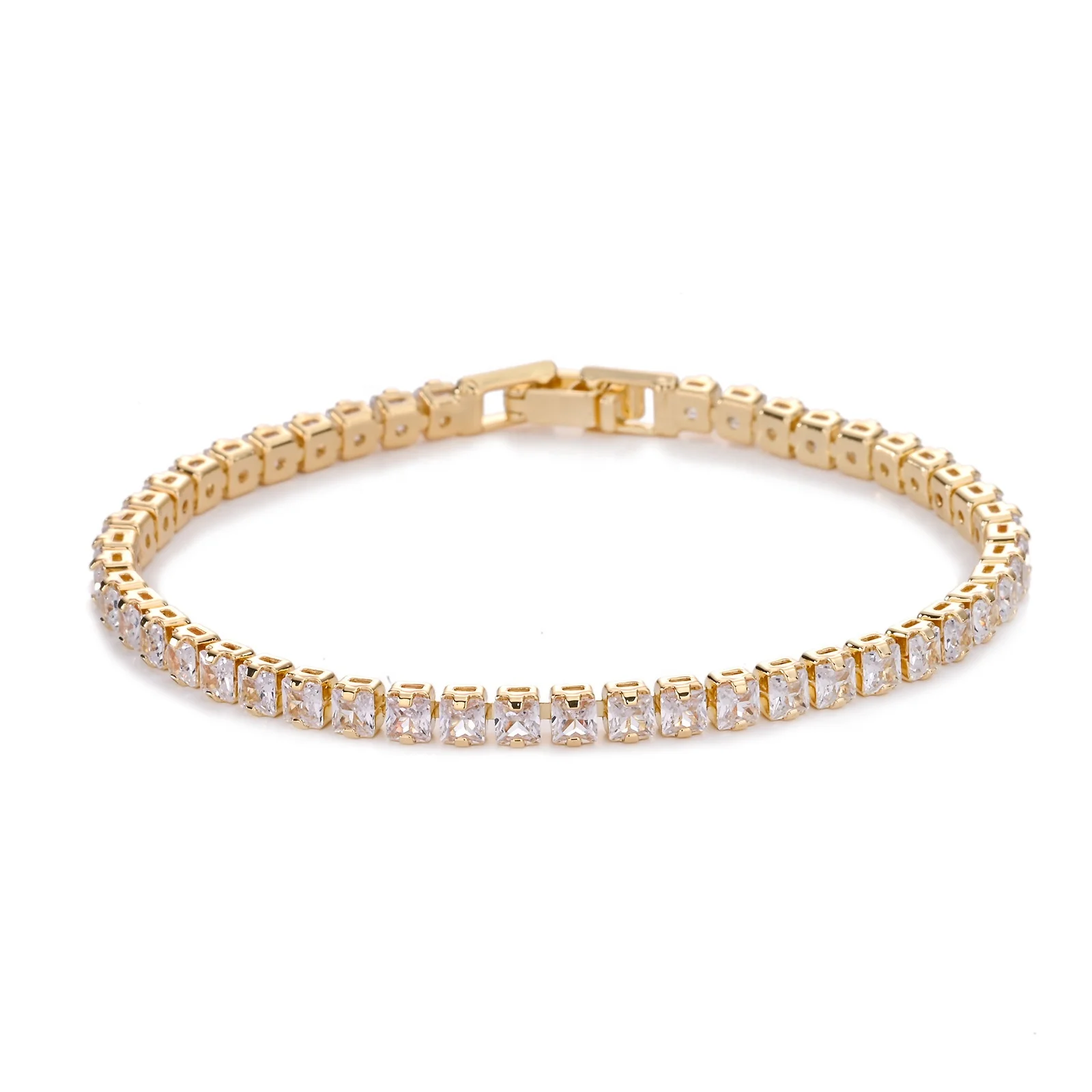 Tennis diamond bracelet 18k gold bracelet zircon other fashion accessories women new