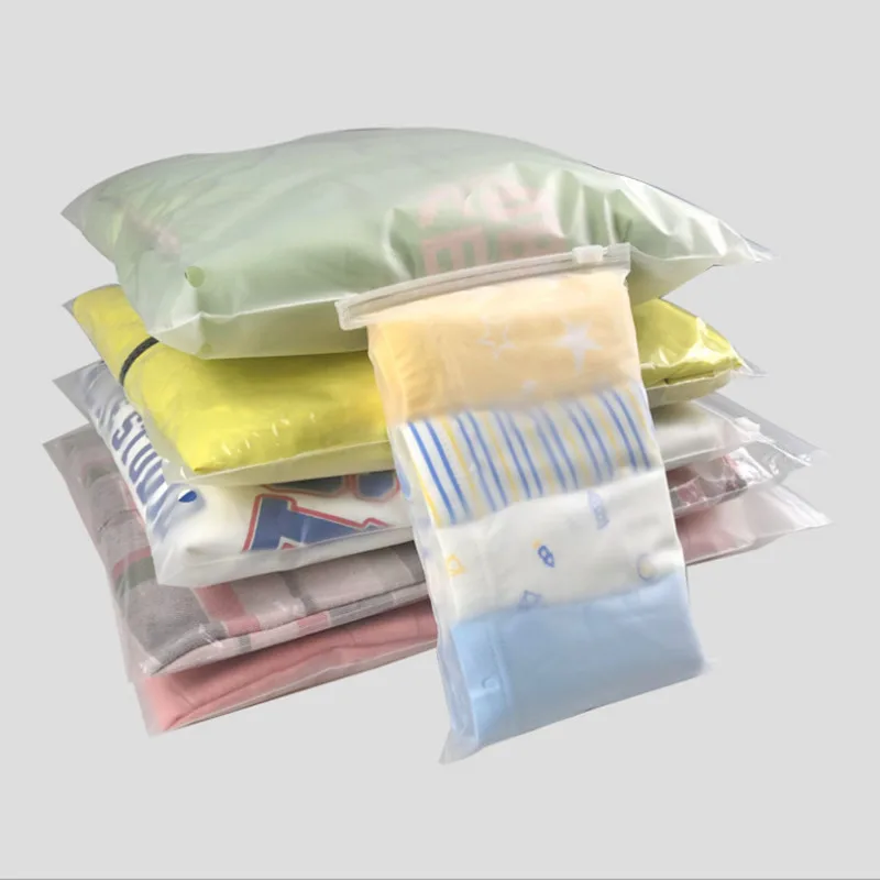 Custom Logo frosted Zip Lock Plastic Underwear Zipper Bikini Swimming Clothes Packaging Bag