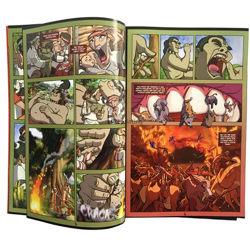 Low Cost Comic Professional Manufacturer English Book Hardcover Books Printing