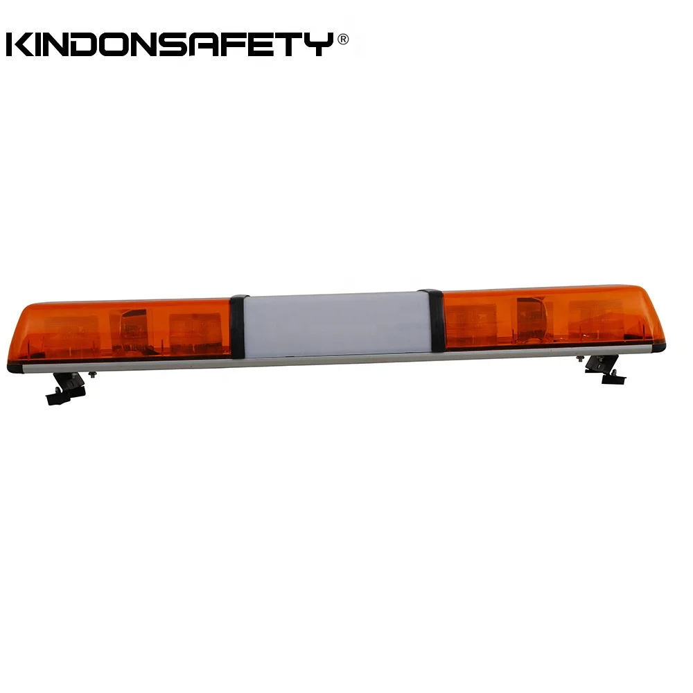 Superior LED Warning Lightbar Strobe Light with four LED beacons inside DC12V or 24V amber 120cm 48 inch