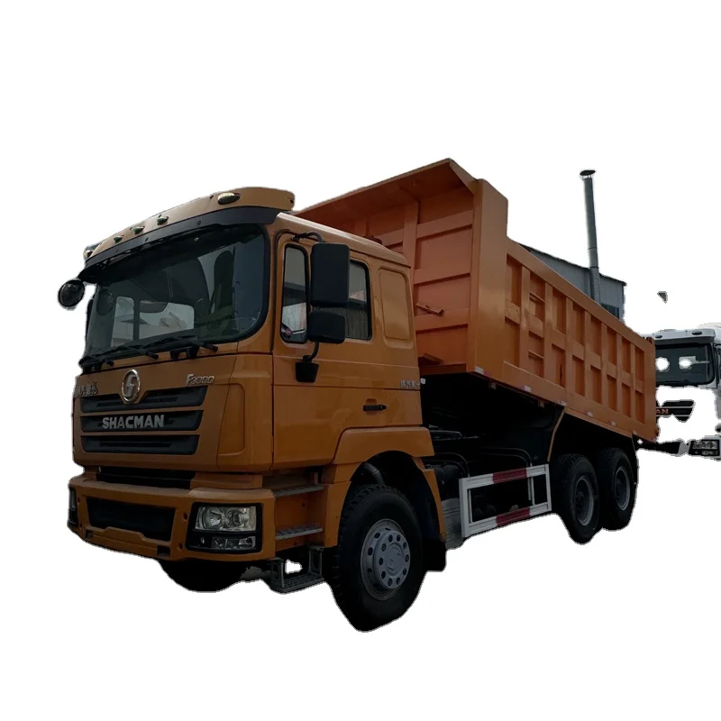 Продажа подержаного автомобиля Shaanxi Delong самосвал 10-колесный песок и гравий транспортный автомобиль 6*4 боковой откидной ковш грузовик