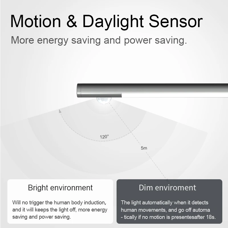 Hot Selling Item PIR Automatic Under Cabinet Lighting Movement Under-Counter Light Fixtures