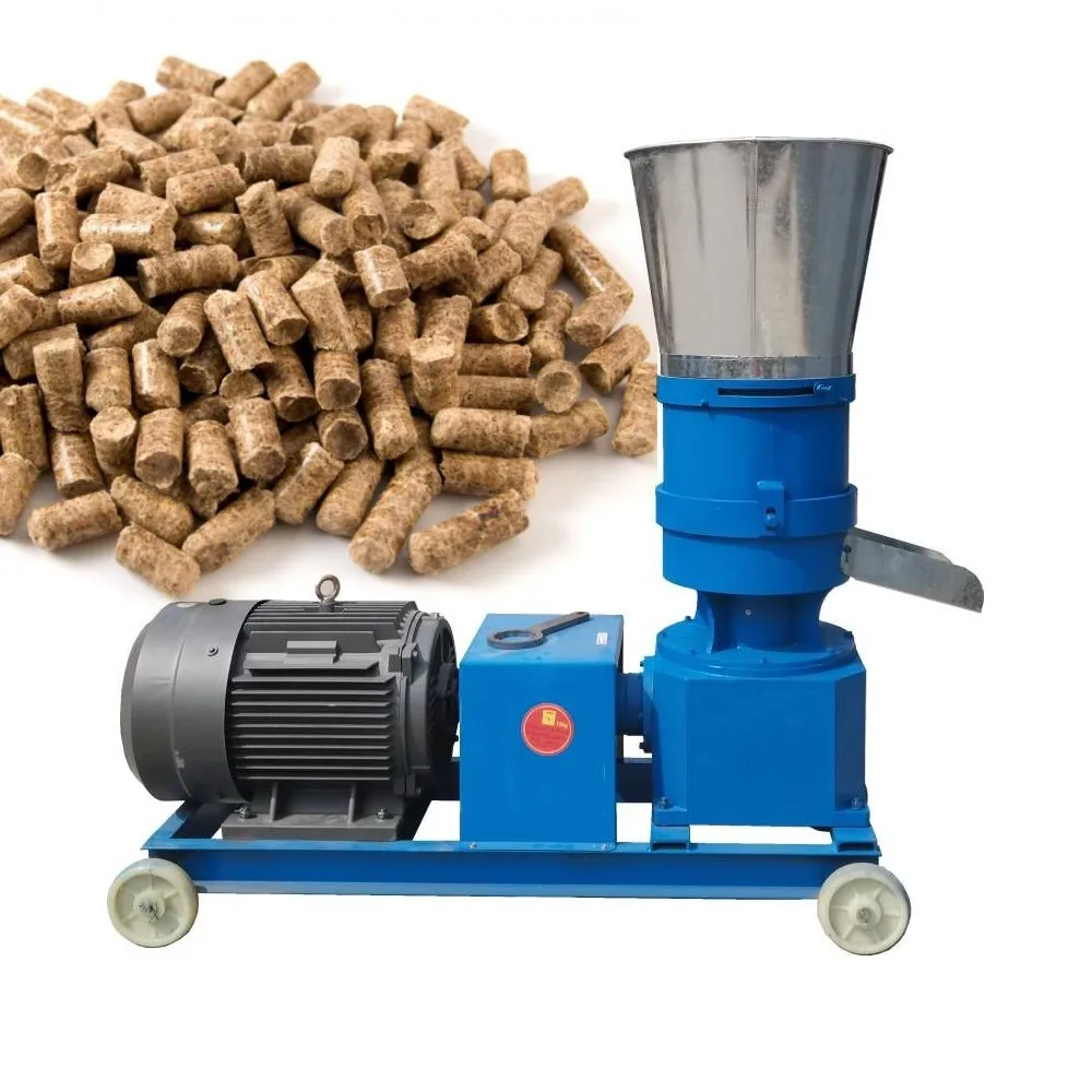 Small Mini Machines For Making Hard Wood Pellet Machine 125 model Mill Used For Fuel Burning Processing Machinery