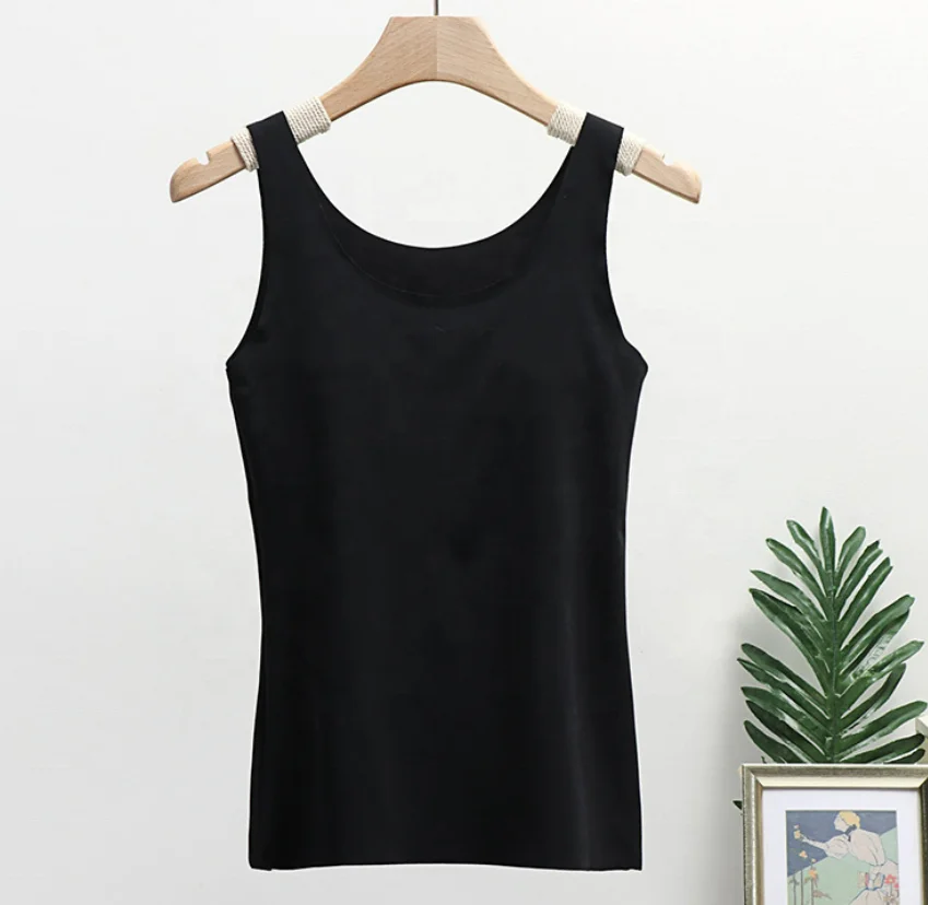 Женский бесследный жилет с наполнителем для груди, красивая спина, с защитой от легкости, со встроенной грудью, Спортивное нижнее белье из ледяного шелка