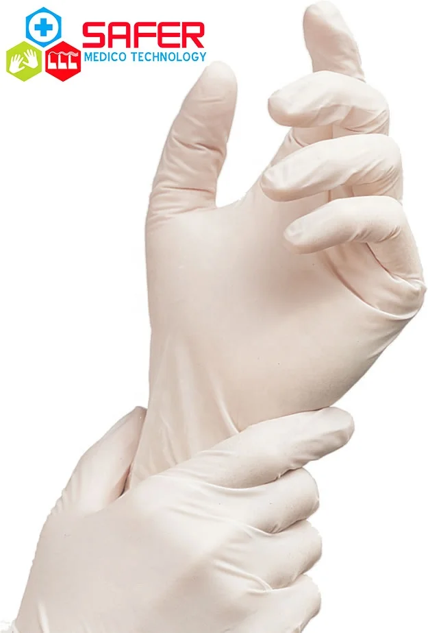 
latex surgical hand gloves 