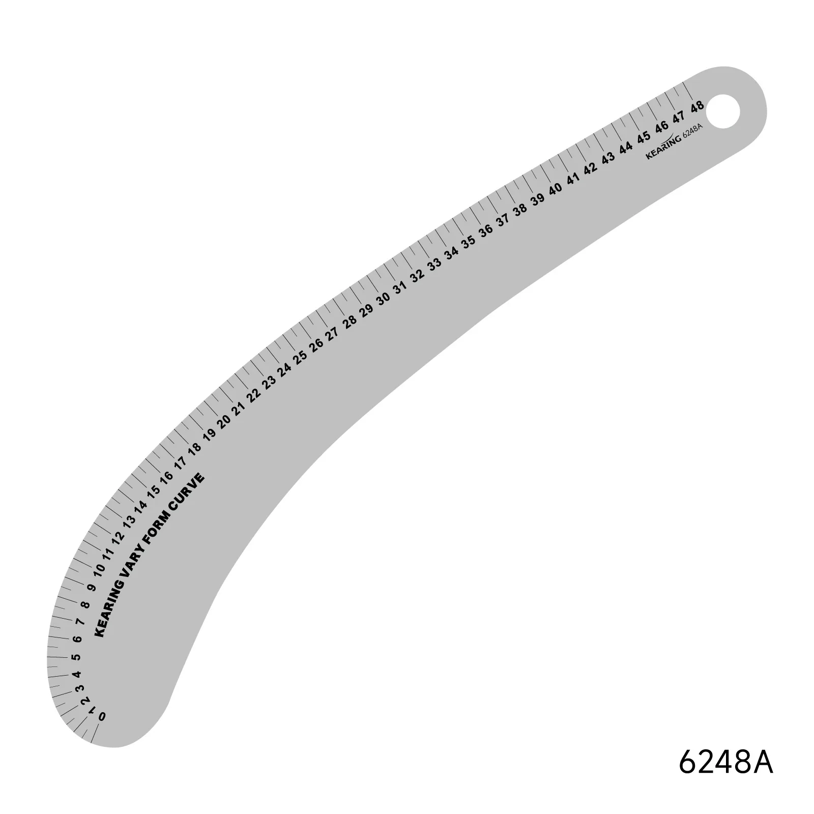 Metal Full Set Garment Ruler Metric Inch Right Angle Stainless Steel Sleeve Hole Ruler Aerospace Aluminum Plate Ruler