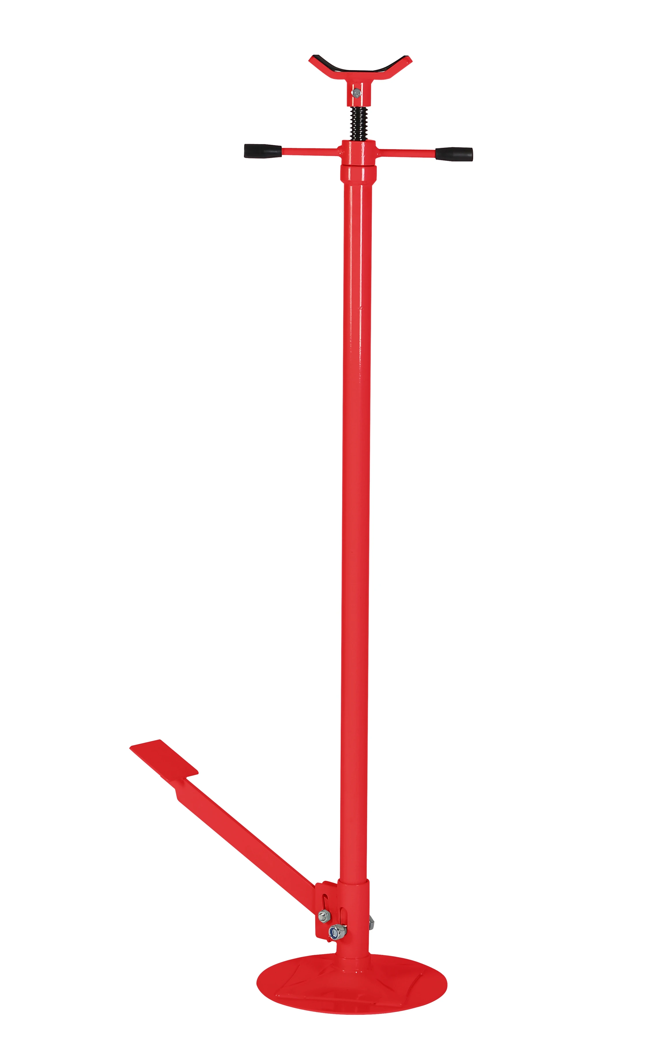 1500 lbs Manual Vehicle Screw Jack Stand Car Axle Support under Hoist with Foot Pedal