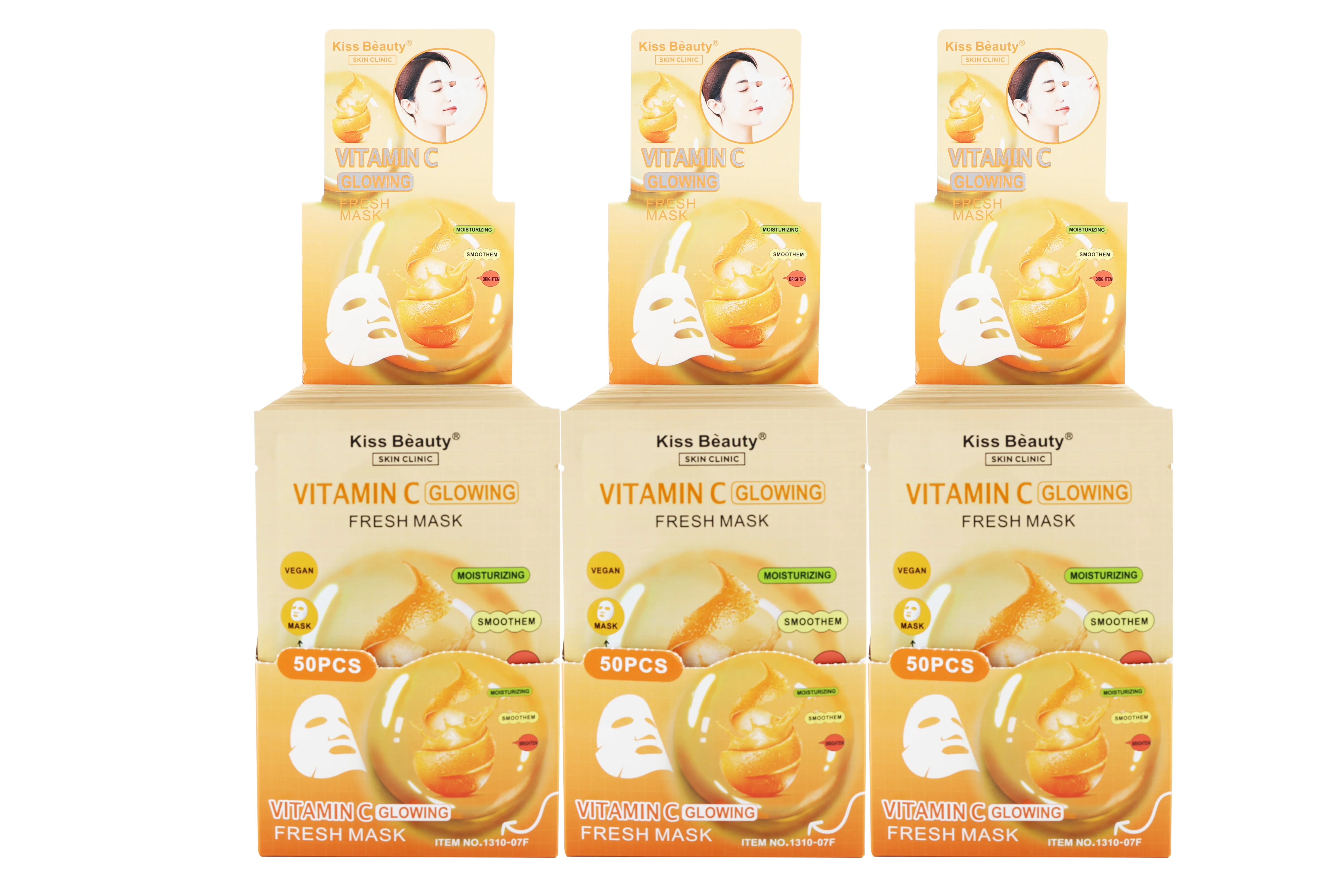 Private Label Kiss Beauty Custom Logo Vitamin C Glowing Moisturizing Fresh Mask